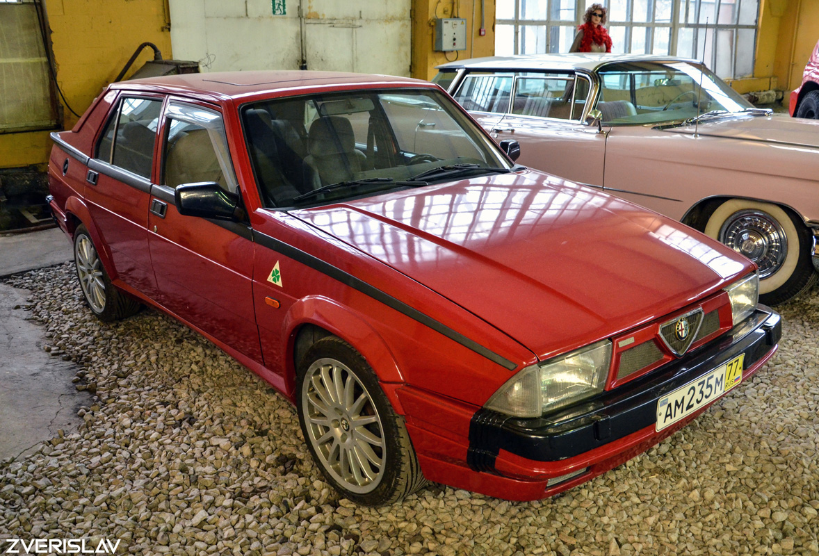 Москва, № АМ 235 М 77 — Alfa Romeo 75 '85-92