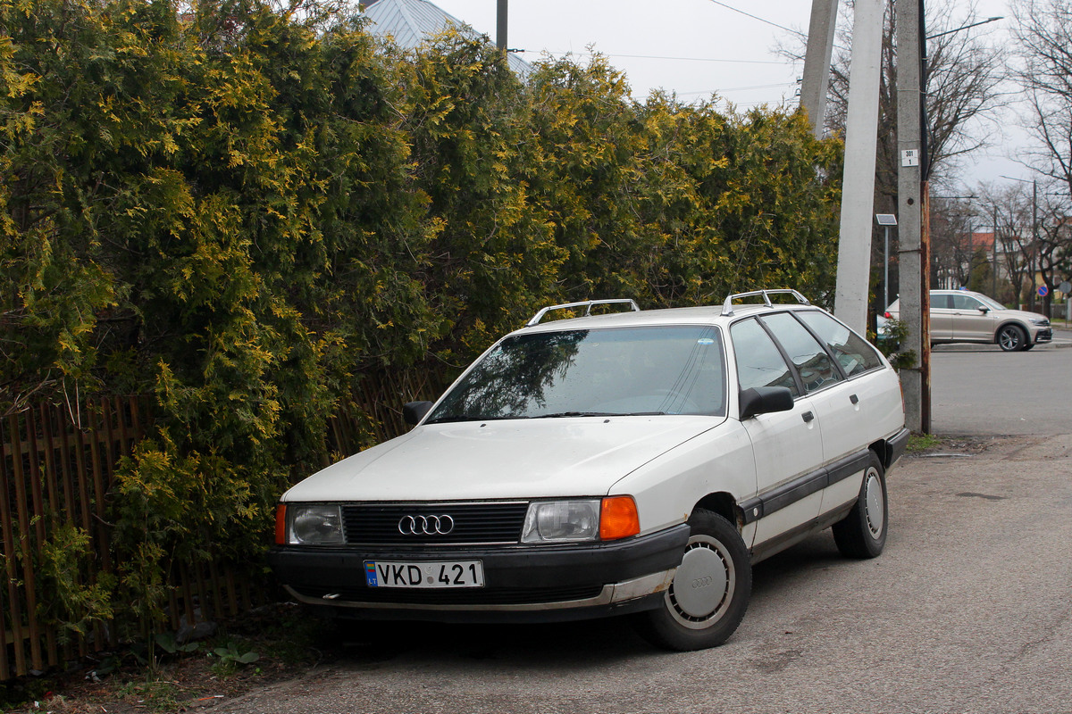 Литва, № VKD 421 — Audi 100 Avant (C3) '82-91