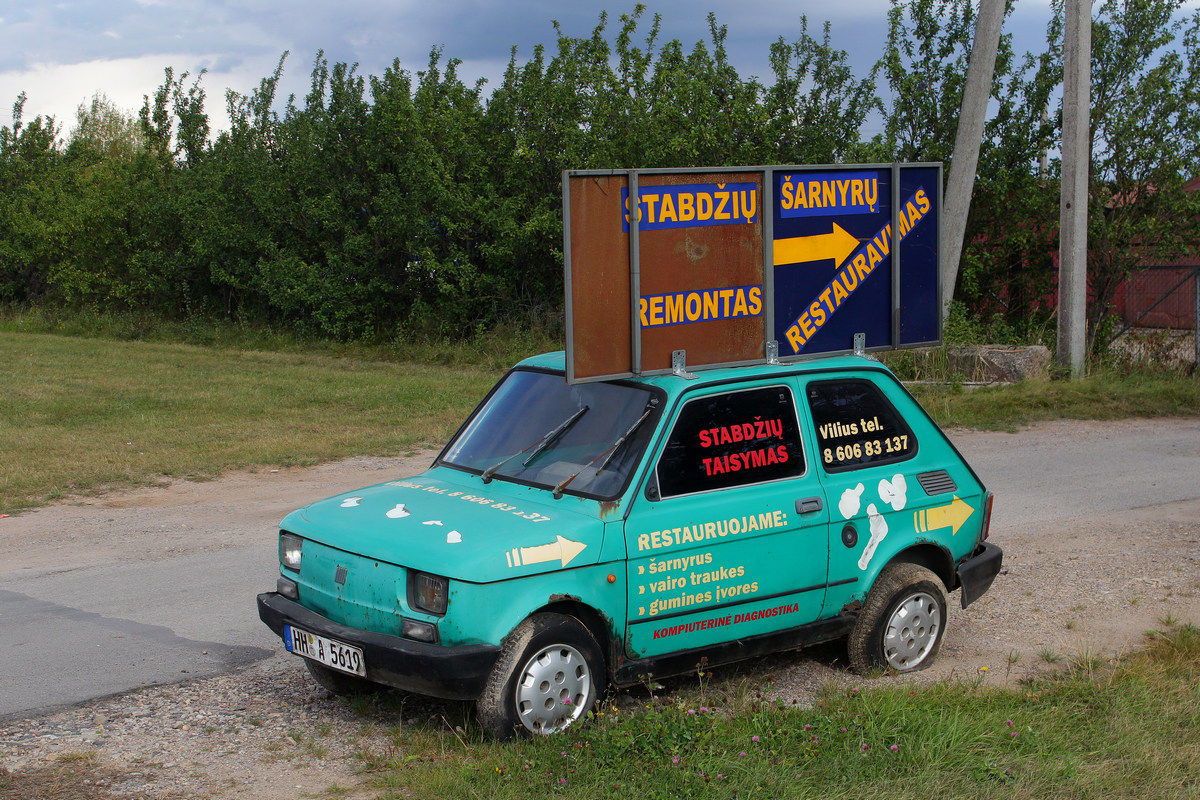 Литва, № HH-A 5619 — Polski FIAT 126p '73-00