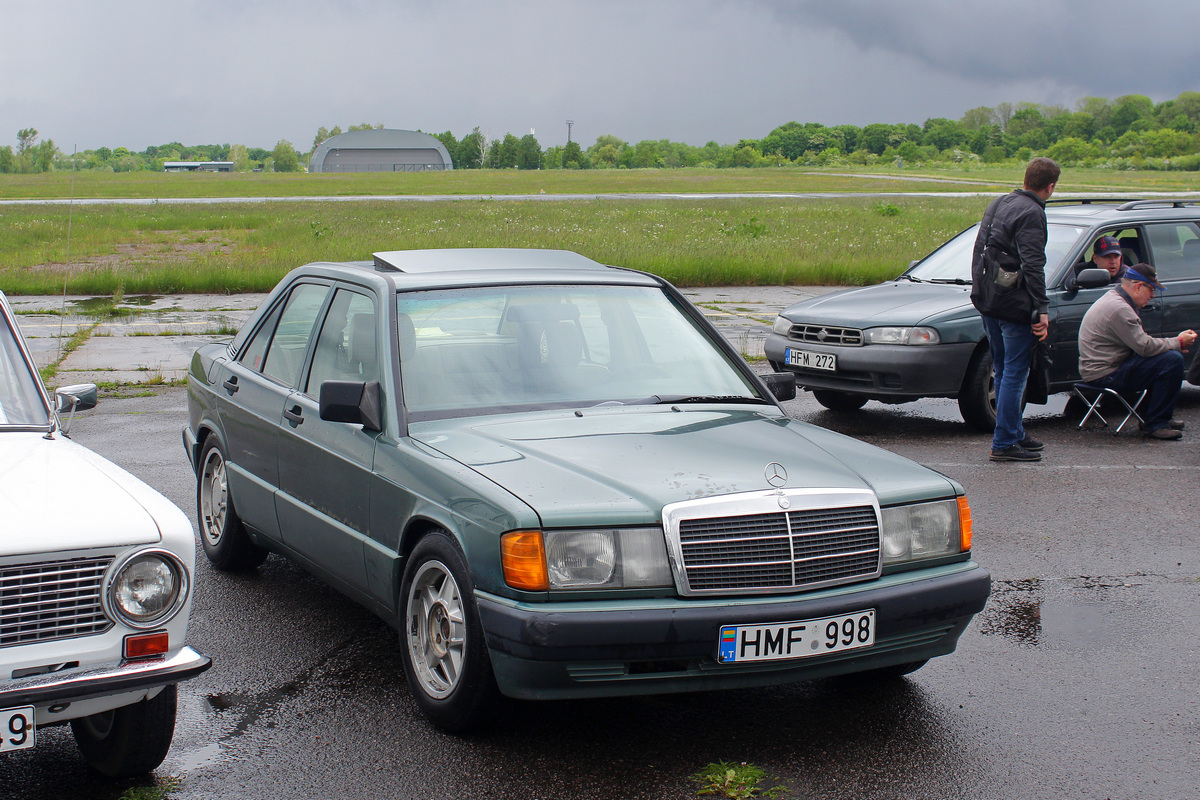 Литва, № HMF 998 — Mercedes-Benz (W201) '82-93; Литва — Retro mugė 2022