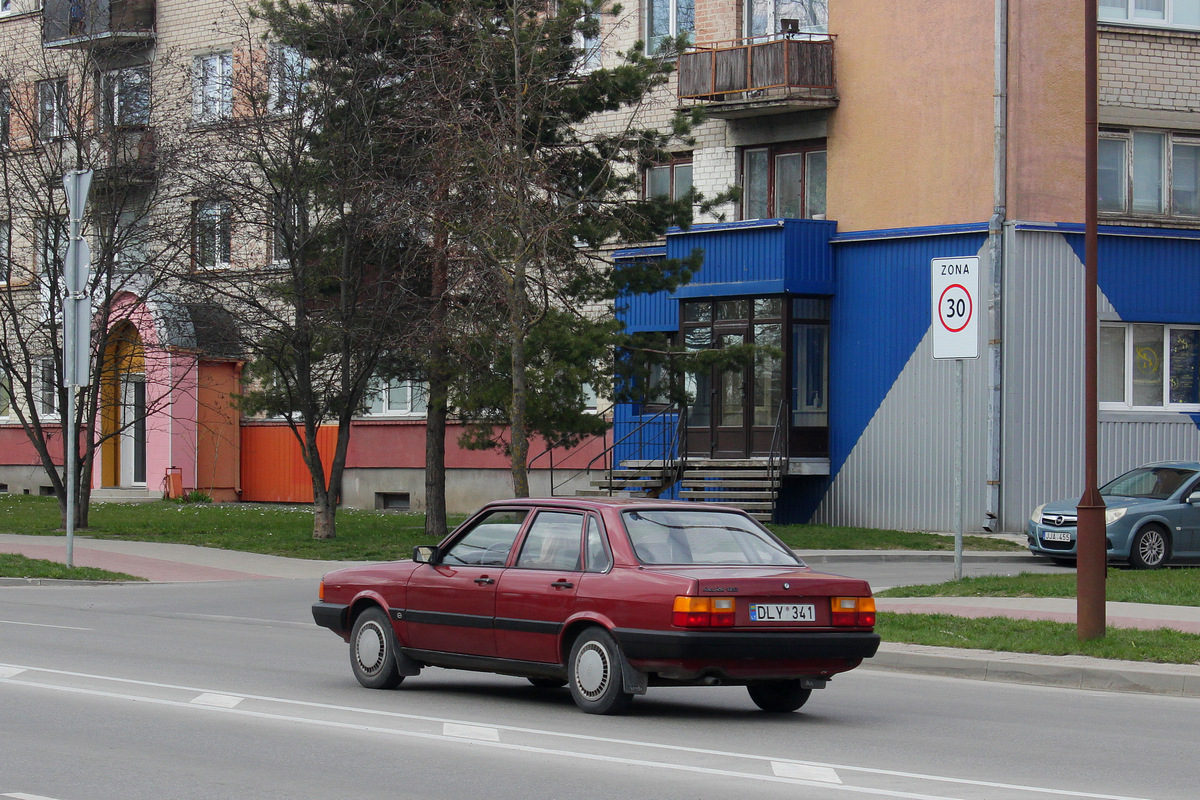 Литва, № DLY 341 — Audi 80 (B2) '78-86