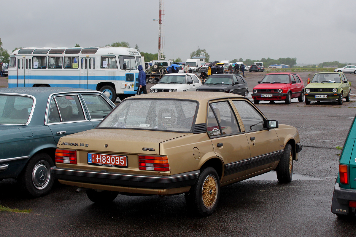 Литва, № H83035 — Opel Ascona (C) '81-88; Литва — Retro mugė 2022