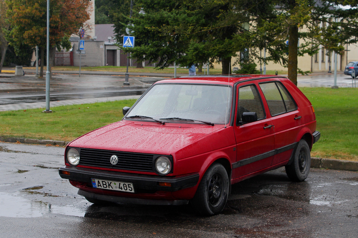 Литва, № ABK 405 — Volkswagen Golf (Typ 19) '83-92
