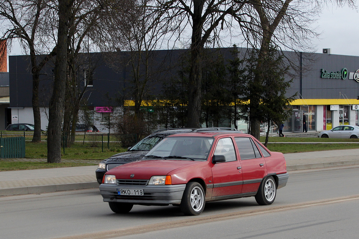 Литва, № RKO 119 — Opel Kadett (E) '84-95