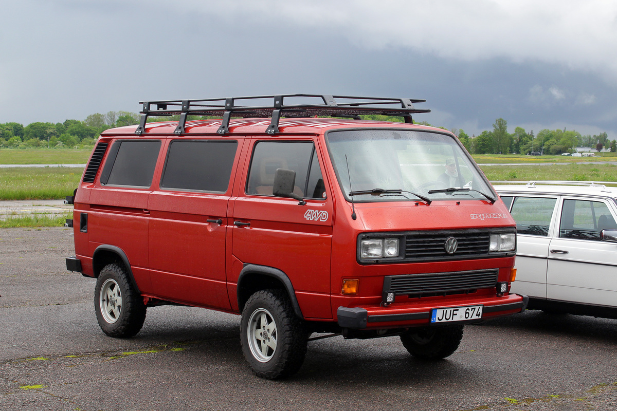 Литва, № JUF 674 — Volkswagen Typ 2 (Т3) '79-92; Литва — Retro mugė 2022
