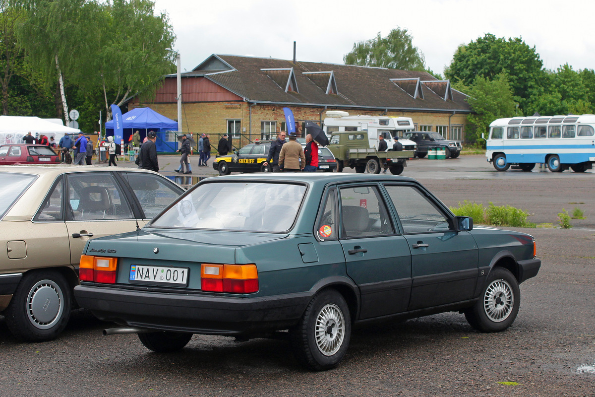 Литва, № NAV 001 — Audi 80 (B2) '78-86; Литва — Retro mugė 2022