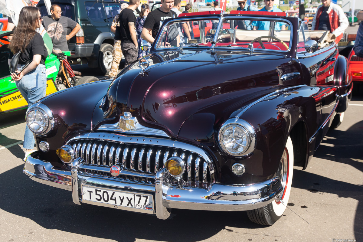 Москва, № Т 504 УХ 77 — Buick Super Series 50 '46-48; Московская область — Ретро-лето 2022