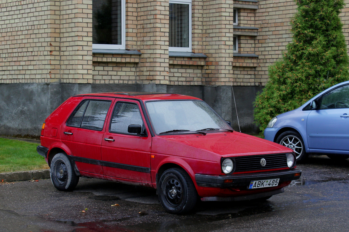 Литва, № ABK 405 — Volkswagen Golf (Typ 19) '83-92