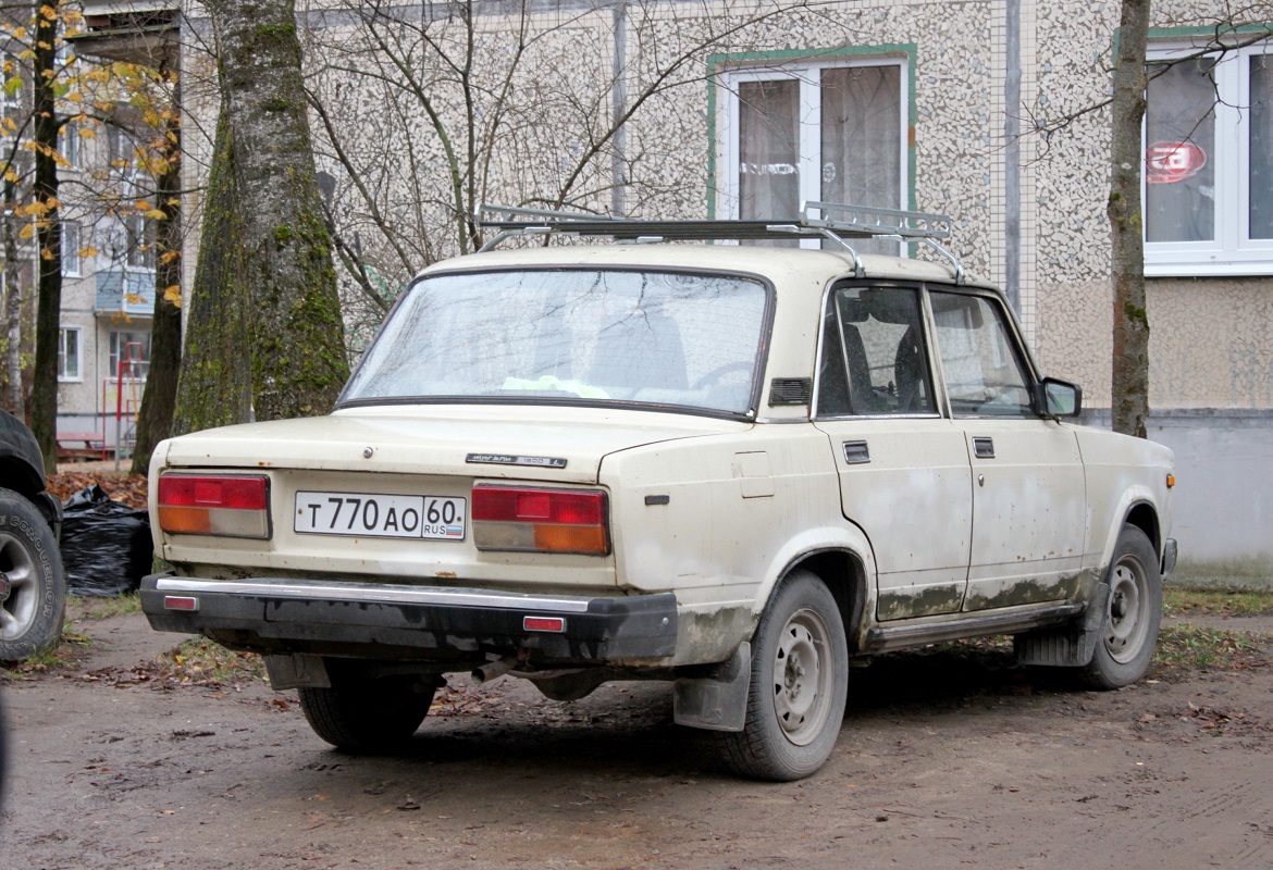 Псковская область, № Т 770 АО 60 — ВАЗ-2107 '82-88