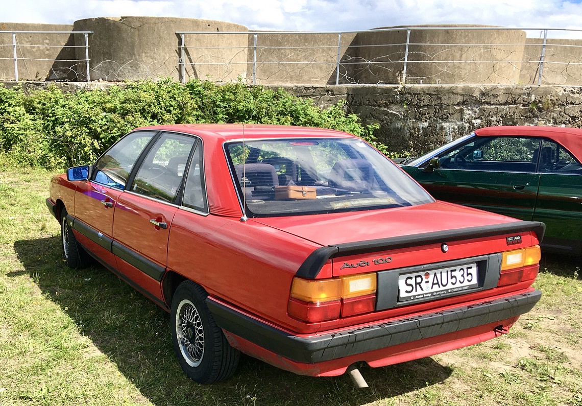 Германия, № SR-AU 535 — Audi 100 (C3) '82-91; Санкт-Петербург — Фестиваль ретротехники "Фортуна"