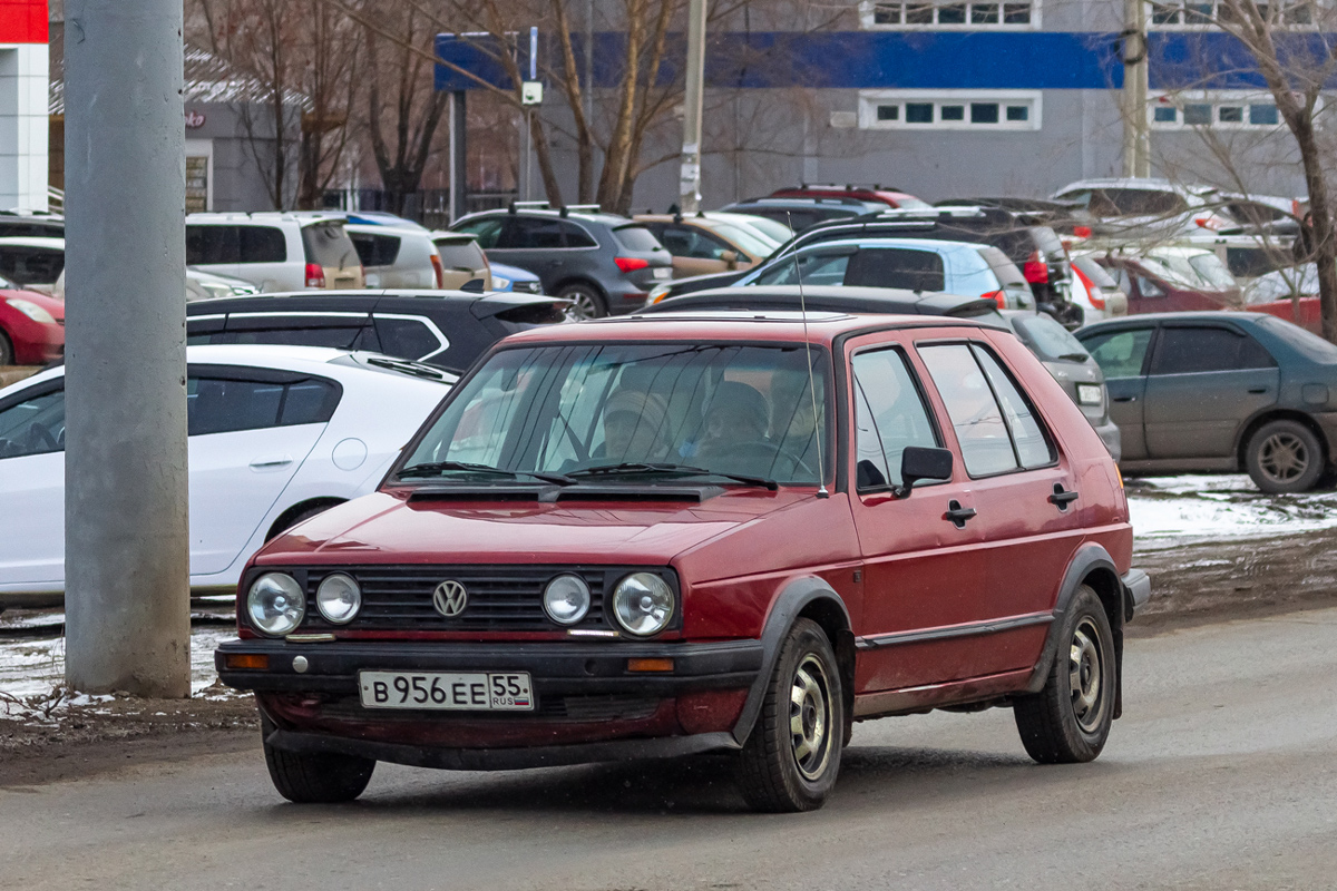 Омская область, № В 956 ЕЕ 55 — Volkswagen Golf (Typ 19) '83-92