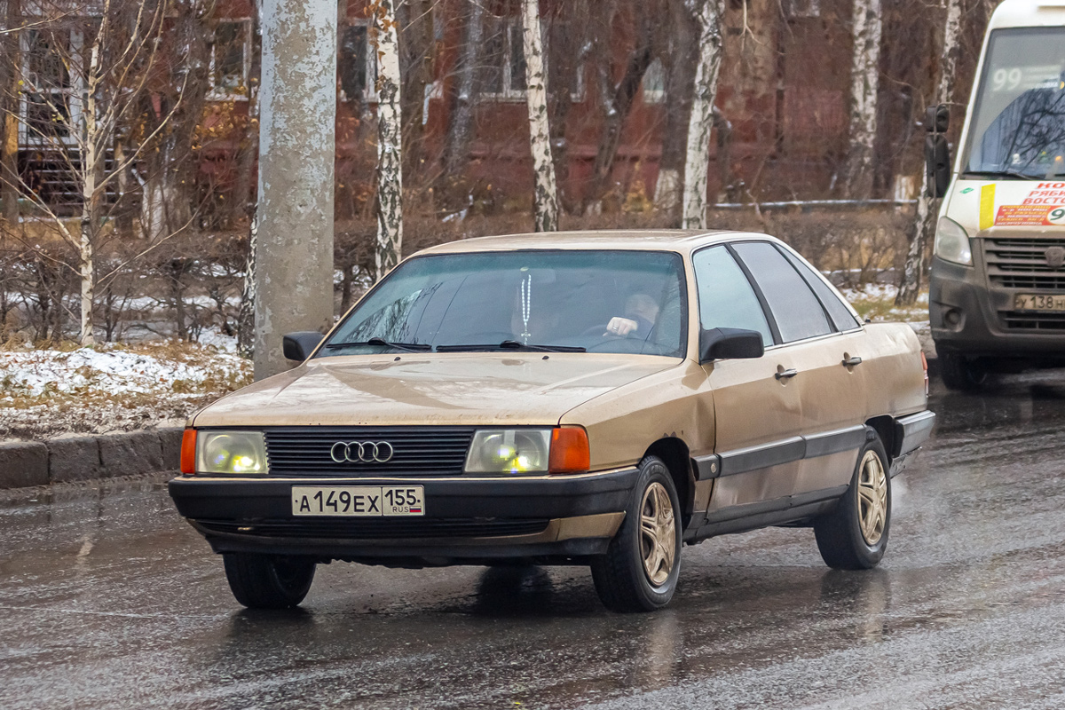 Омская область, № А 149 ЕХ 155 — Audi 100 (C3) '82-91