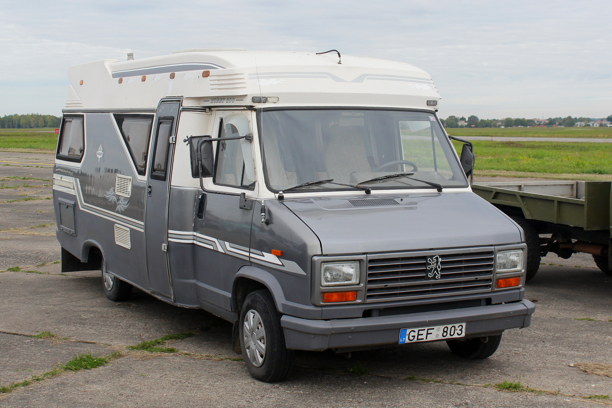 Литва, № GEF 803 — Peugeot J5 '81-93; Литва — Retro mugė 2022 ruduo