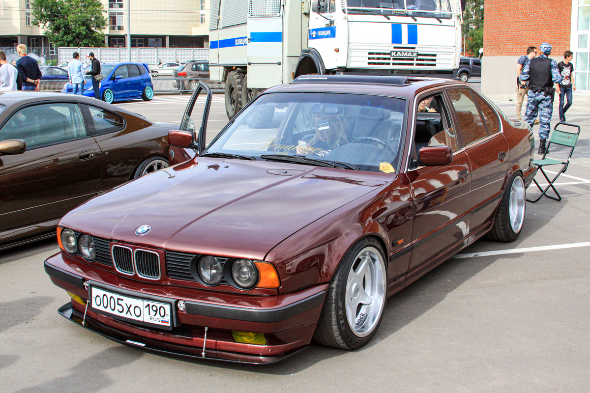 Московская область, № О 005 ХО 190 — BMW 5 Series (E34) '87-96; Москва — Фестиваль "Slammest" 2016