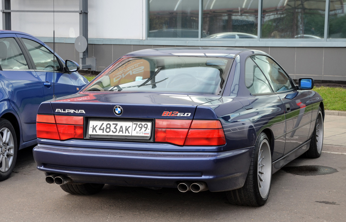 Москва, № К 483 АК 799 — BMW 8 Series (E31) '89-99