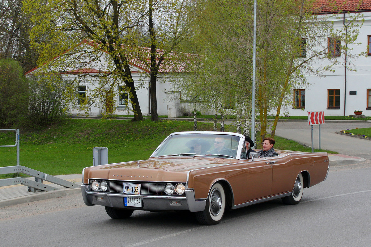 Литва, № H00934 — Lincoln Continental (4G) '61-69; Литва — Mes važiuojame 2022