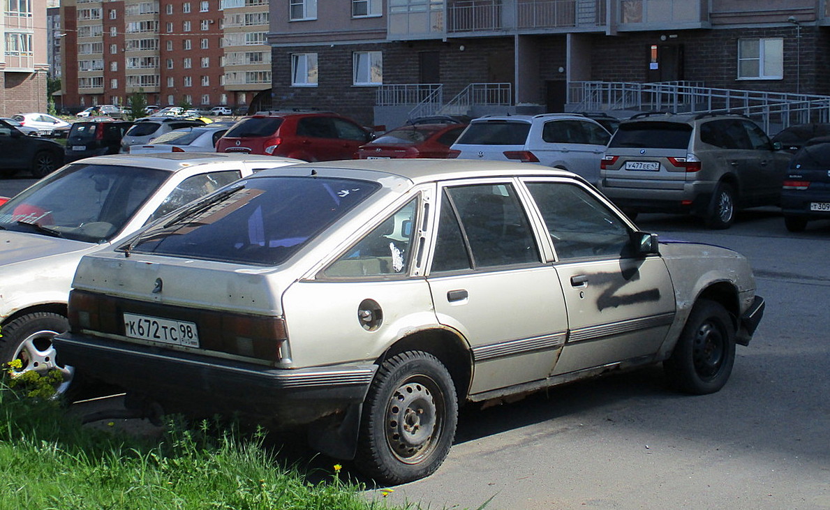 Санкт-Петербург, № К 672 ТС 98 — Opel Ascona (C) '81-88