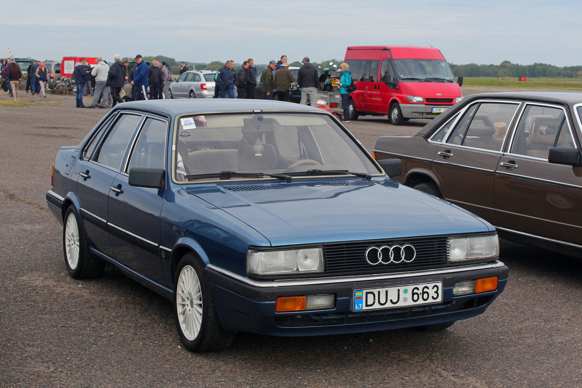 Литва, № DUJ 663 — Audi 90 (B2) '84-86; Литва — Retro mugė 2022 ruduo