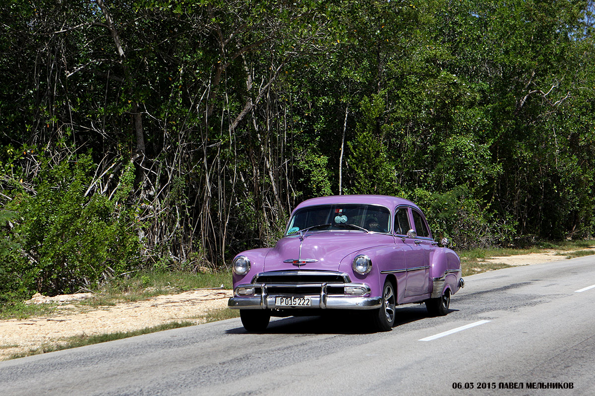 Куба, № P 015 222 — Chevrolet Bel Air (1G) '50-54