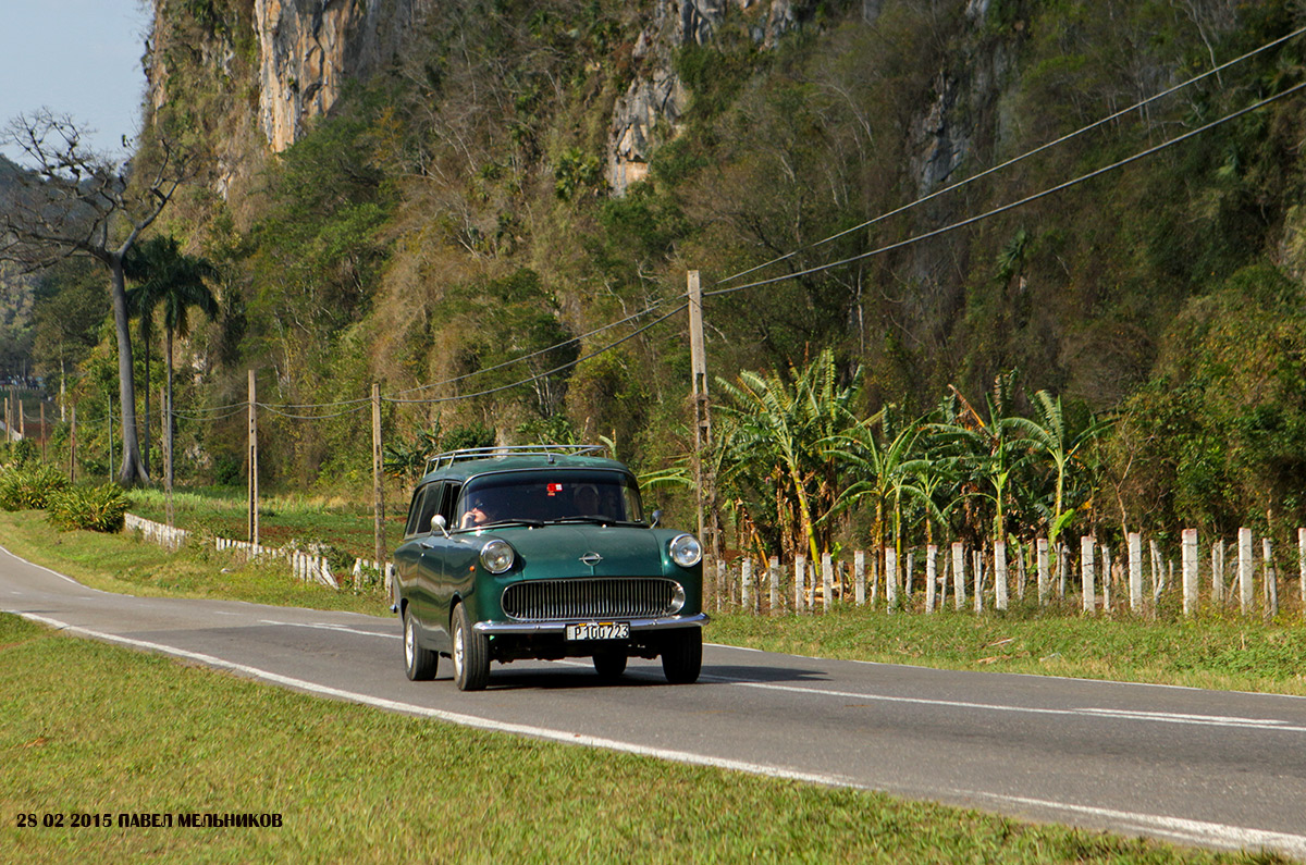 Куба, № P 100 723 — Opel Rekord (P1) '57-60