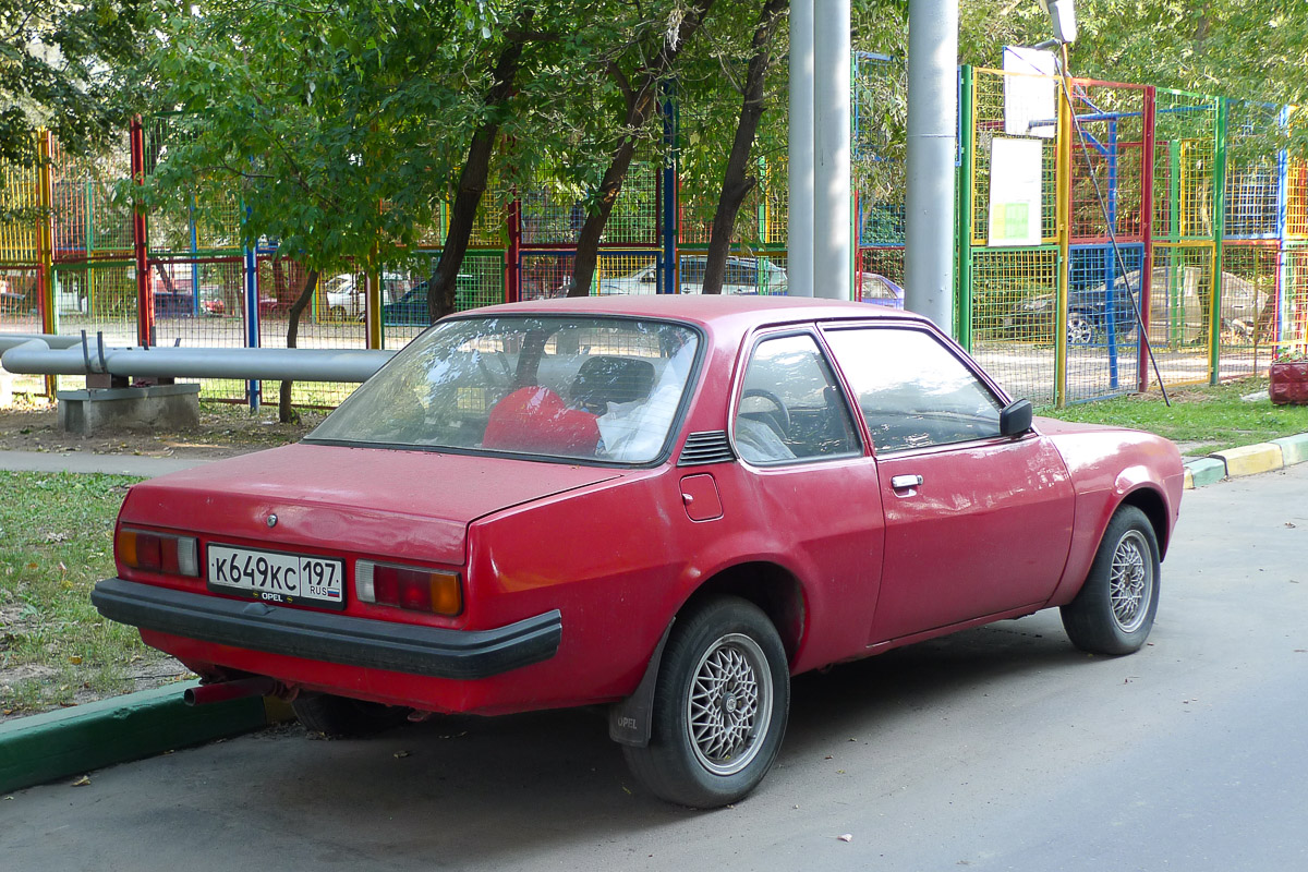Москва, № К 649 КС 197 — Opel Ascona (B) '75-81
