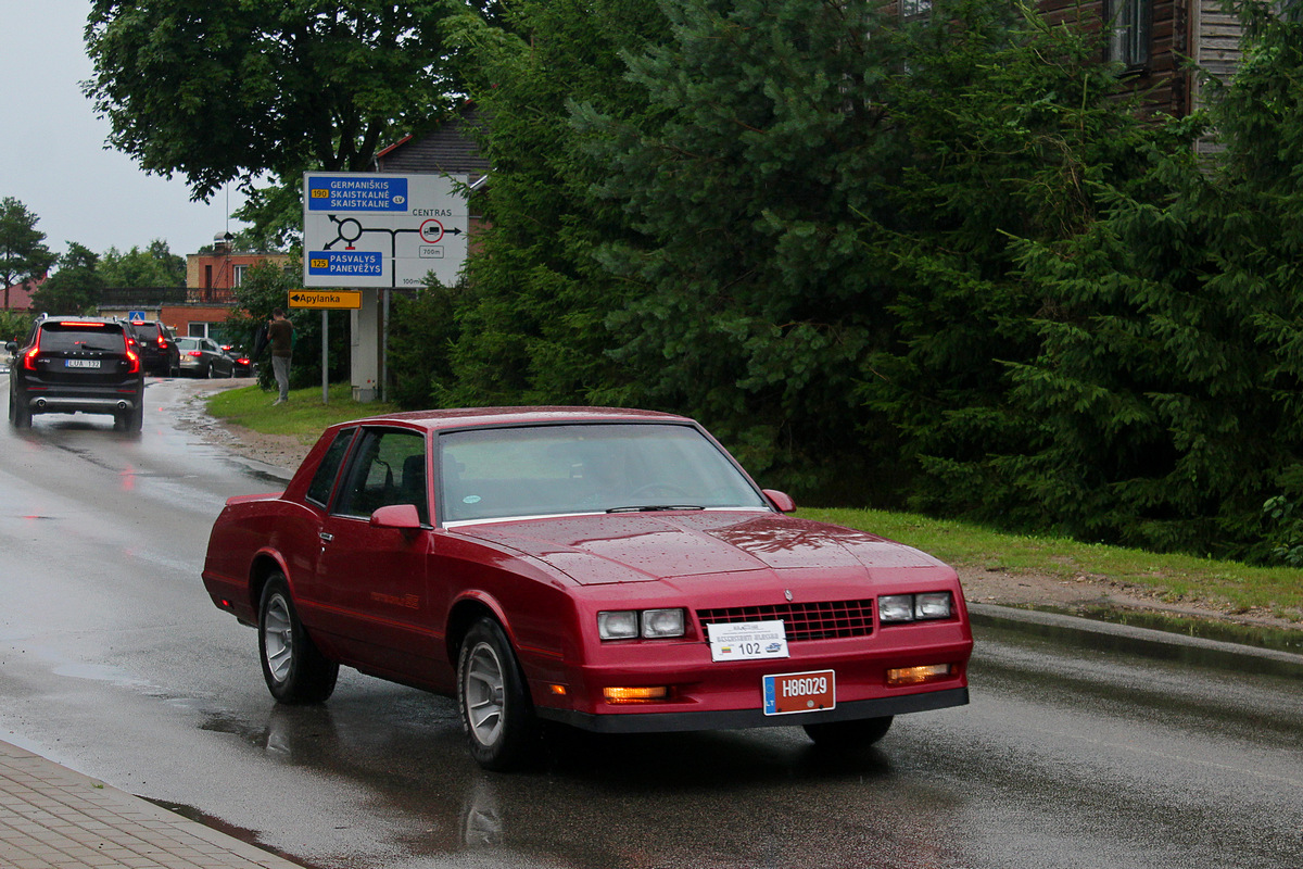 Литва, № H86029 — Chevrolet Monte Carlo (4G) '81-88; Литва — Nesenstanti klasika 2022