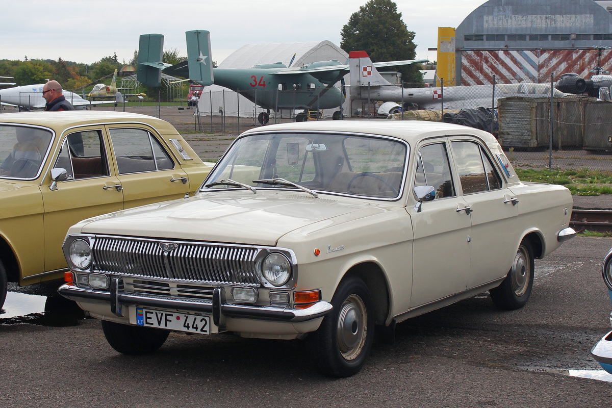 Литва, № EVF 442 — ГАЗ-24 Волга '68-86; Литва — Retro mugė 2022 ruduo