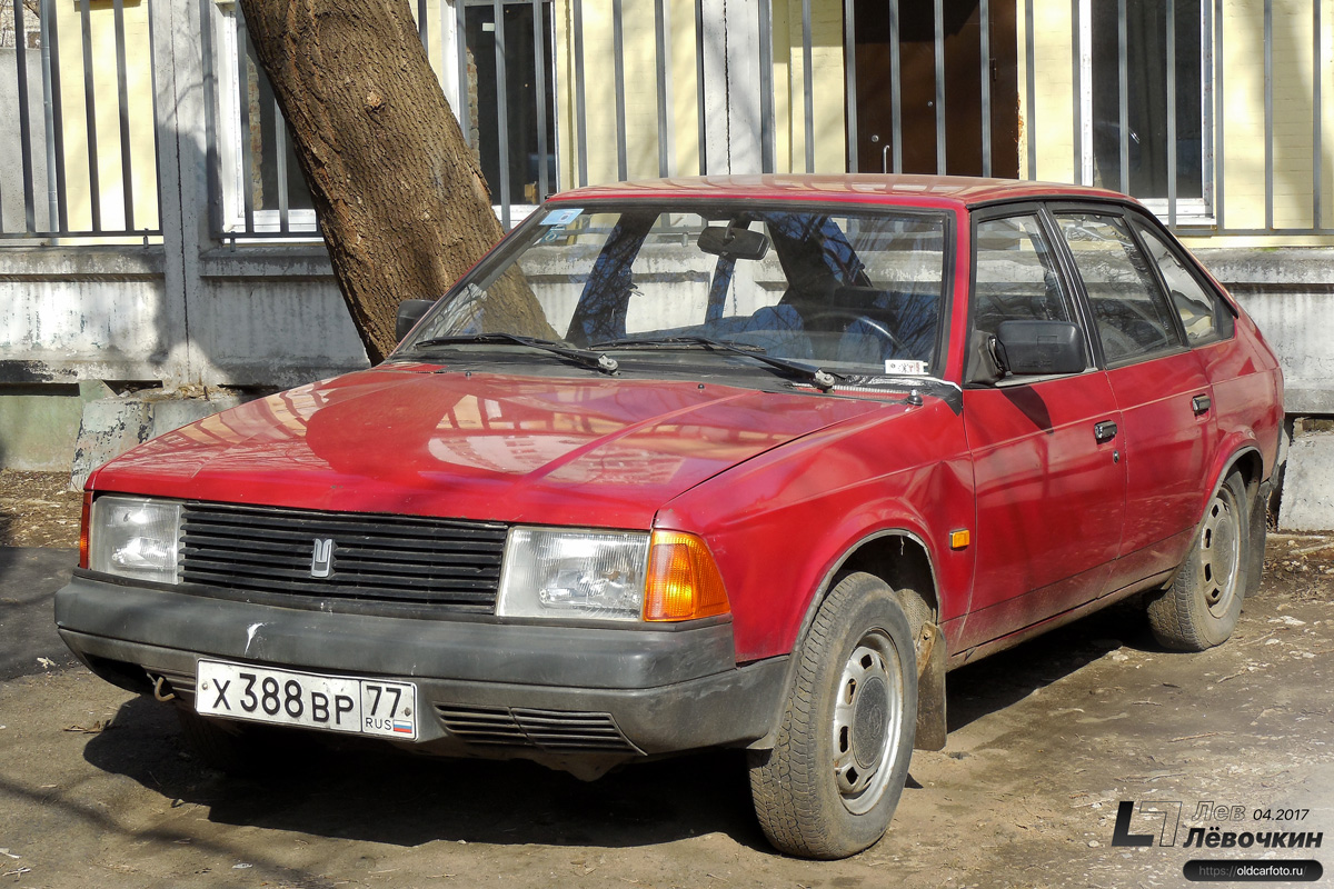 Москва, № Х 388 ВР 77 — Москвич-2141 '86-98