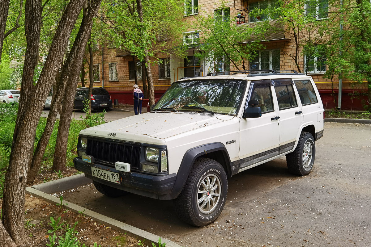 Москва, № К 154 ВН 197 — Jeep Cherokee (XJ) '84-01
