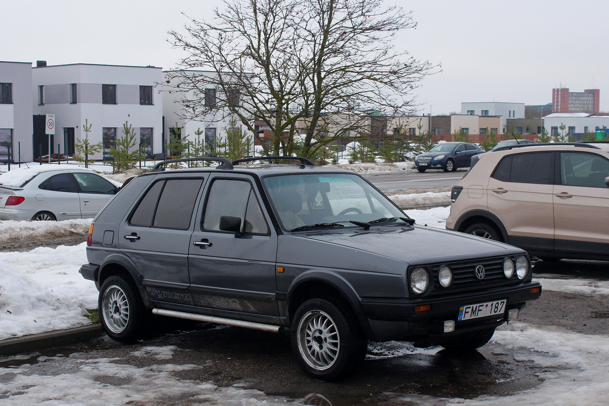 Литва, № FMF 187 — Volkswagen Golf (Typ 19) '83-92