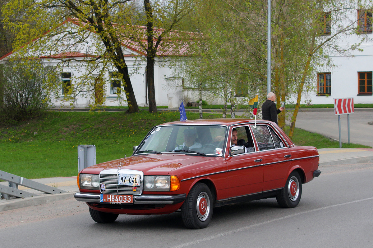 Литва, № H84033 — Mercedes-Benz (W123) '76-86; Литва — Mes važiuojame 2022