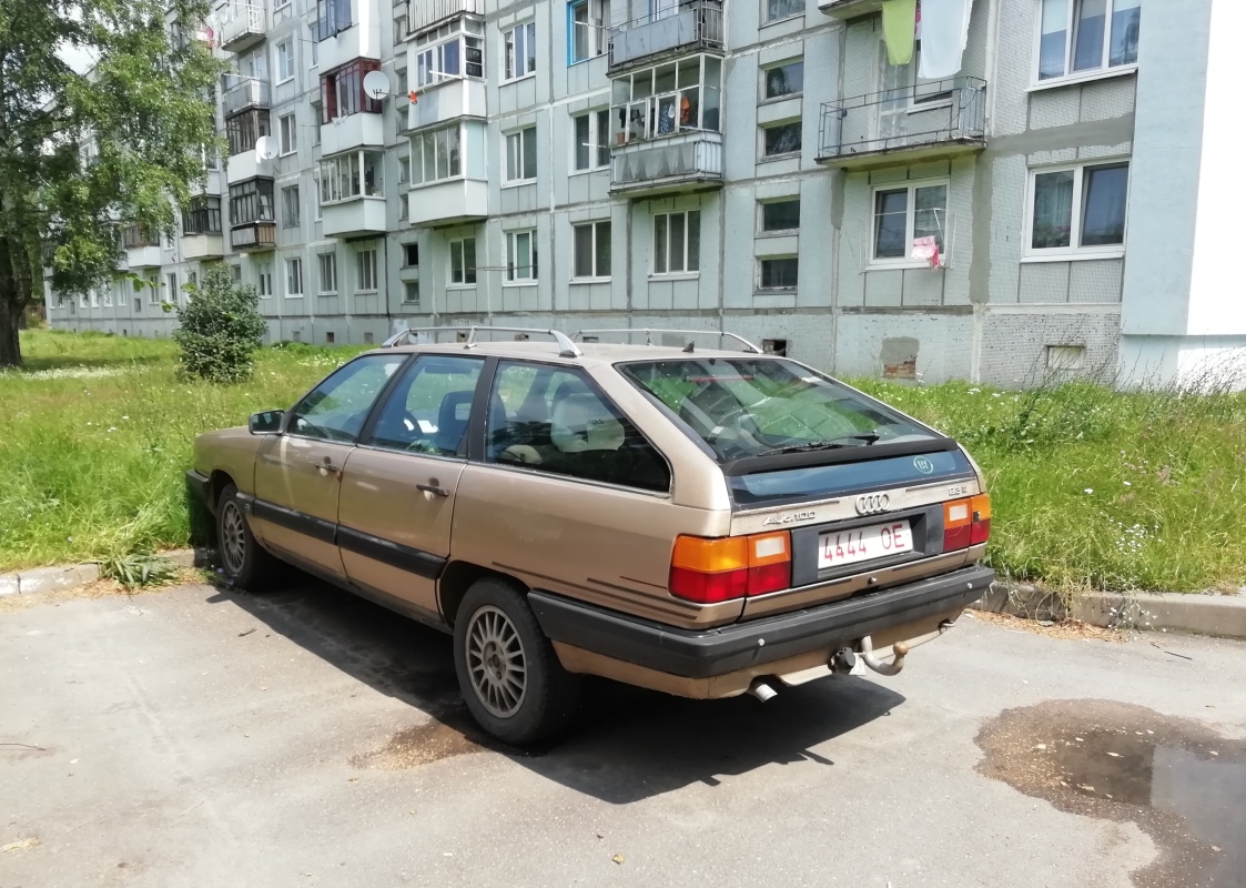 Минская область, № 4444 ОЕ — Audi 100 Avant (C3) '82-91