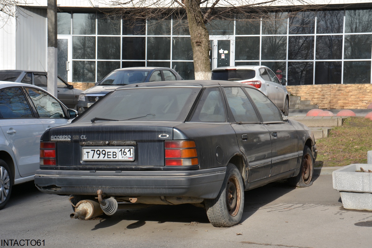 Ростовская область, № Т 799 ЕВ 161 — Ford Scorpio (1G) '85-94