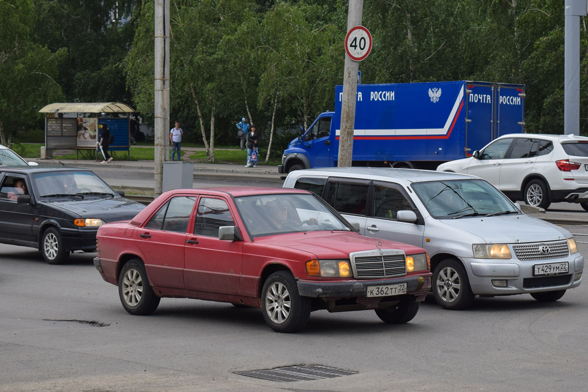 Алтайский край, № К 362 ТТ 22 — Mercedes-Benz (W201) '82-93