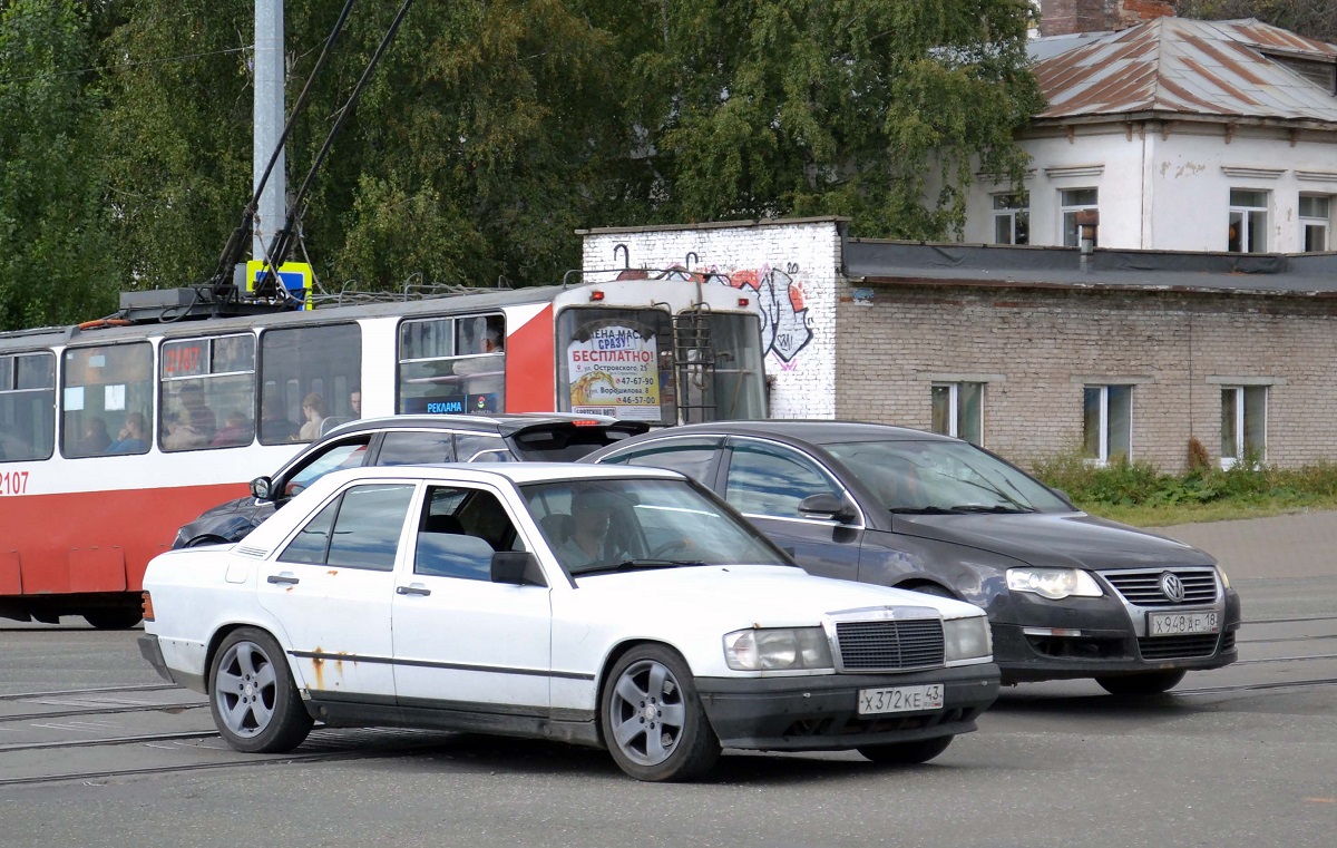 Кировская область, № Х 372 КЕ 43 — Mercedes-Benz 190 (W201) '82-93