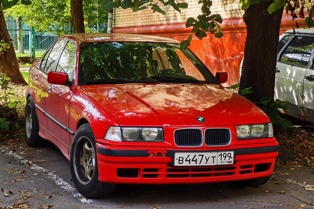 Москва, № В 447 УТ 199 — BMW 3 Series (E36) '90-00