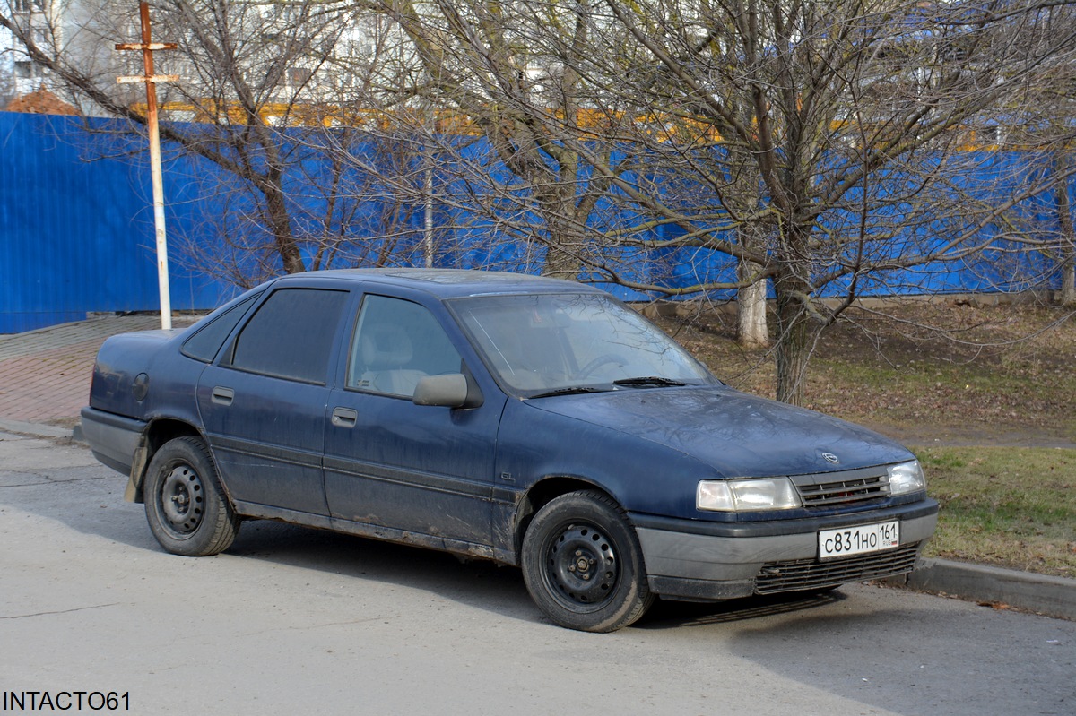 Ростовская область, № С 831 НО 161 — Opel Vectra (A) '88-95
