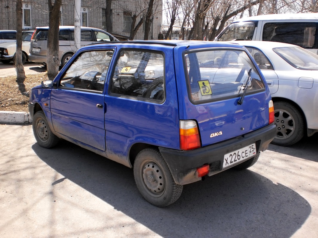 Приморский край, № Х 226 СЕ 25 — ВАЗ-1111 Oка (ЗМА) '88-06