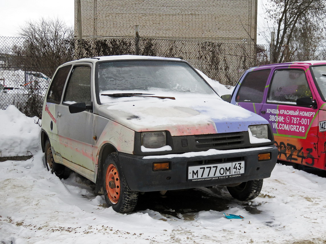 Кировская область, № М 777 ОМ 43 — ВАЗ-1111 Oка (ЗМА) '88-06