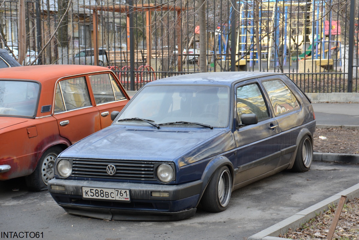 Ростовская область, № К 588 ВС 761 — Volkswagen Golf (Typ 19) '83-92