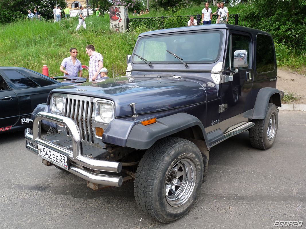 Архангельская область, № Н 542 ЕЕ 29 — Jeep Wrangler (YJ) '87-96