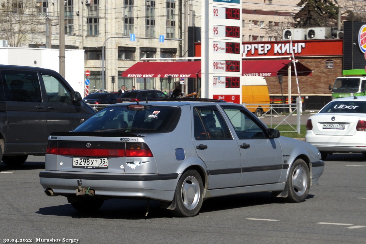 Вологодская область, № В 298 ХТ 35 — Saab 9000 '84-98