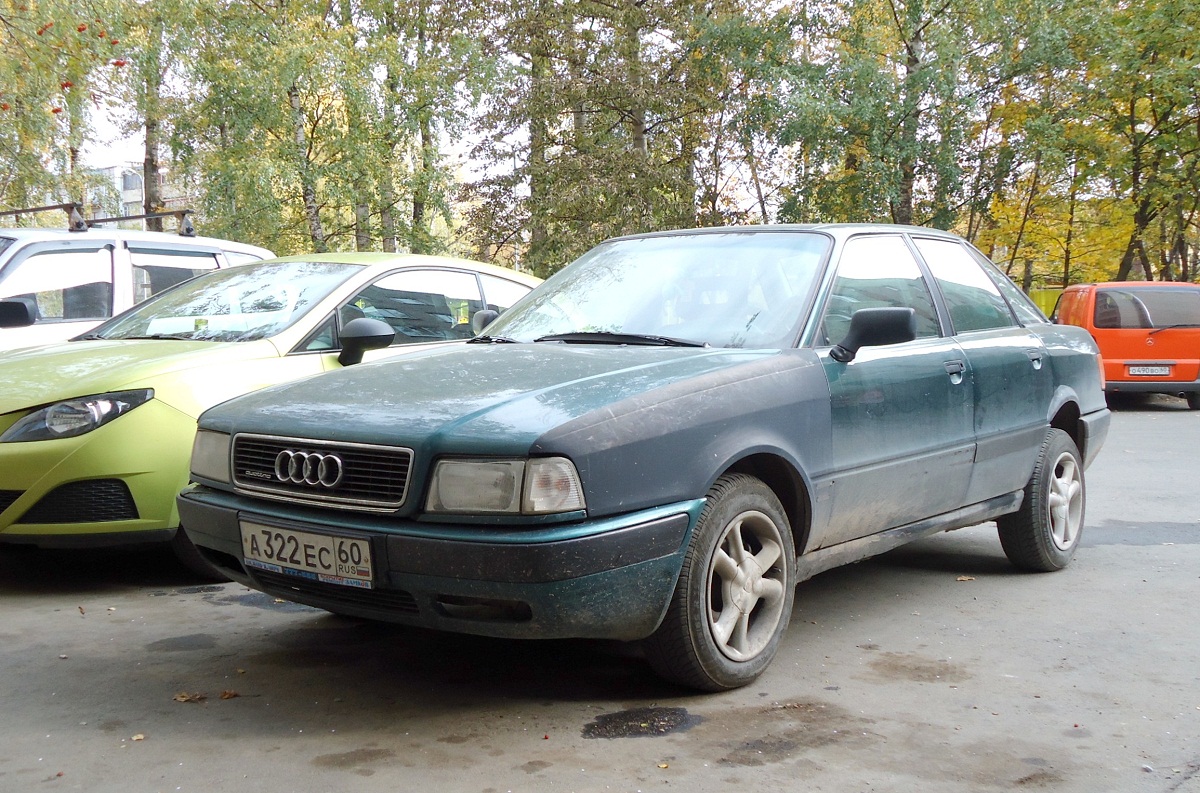 Псковская область, № А 322 ЕС 60 — Audi 80 (B4) '91-96