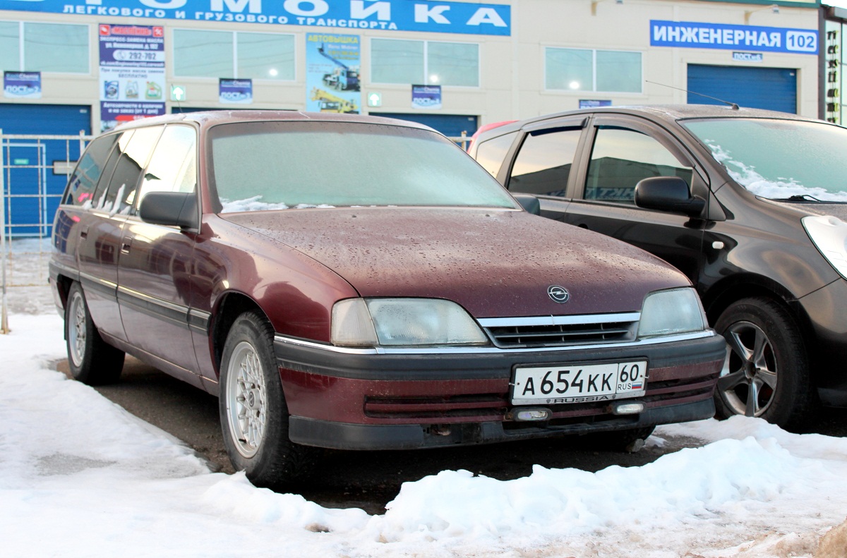 Псковская область, № А 654 КК 60 — Opel Omega (A) '86-94