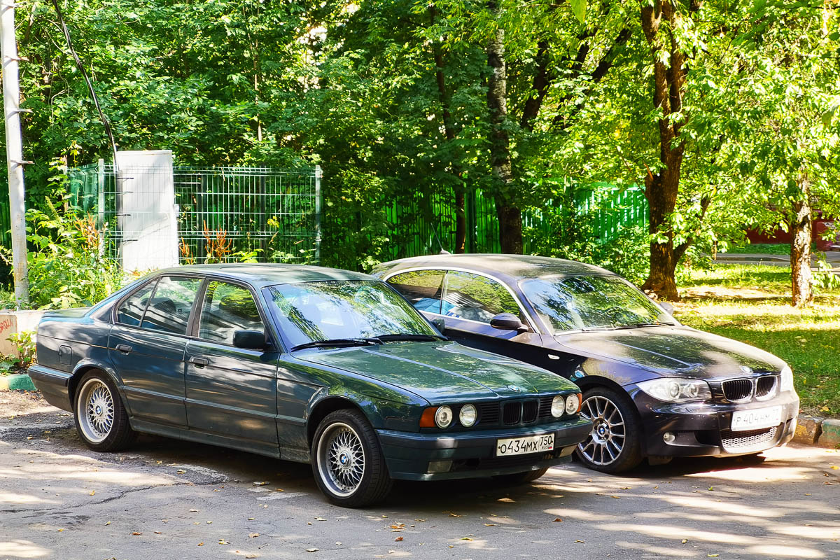 Москва, № О 434 МХ 750 — BMW 5 Series (E34) '87-96
