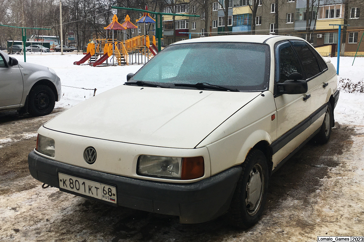 Тамбовская область, № К 801 КТ 68 — Volkswagen Passat (B3) '88-93