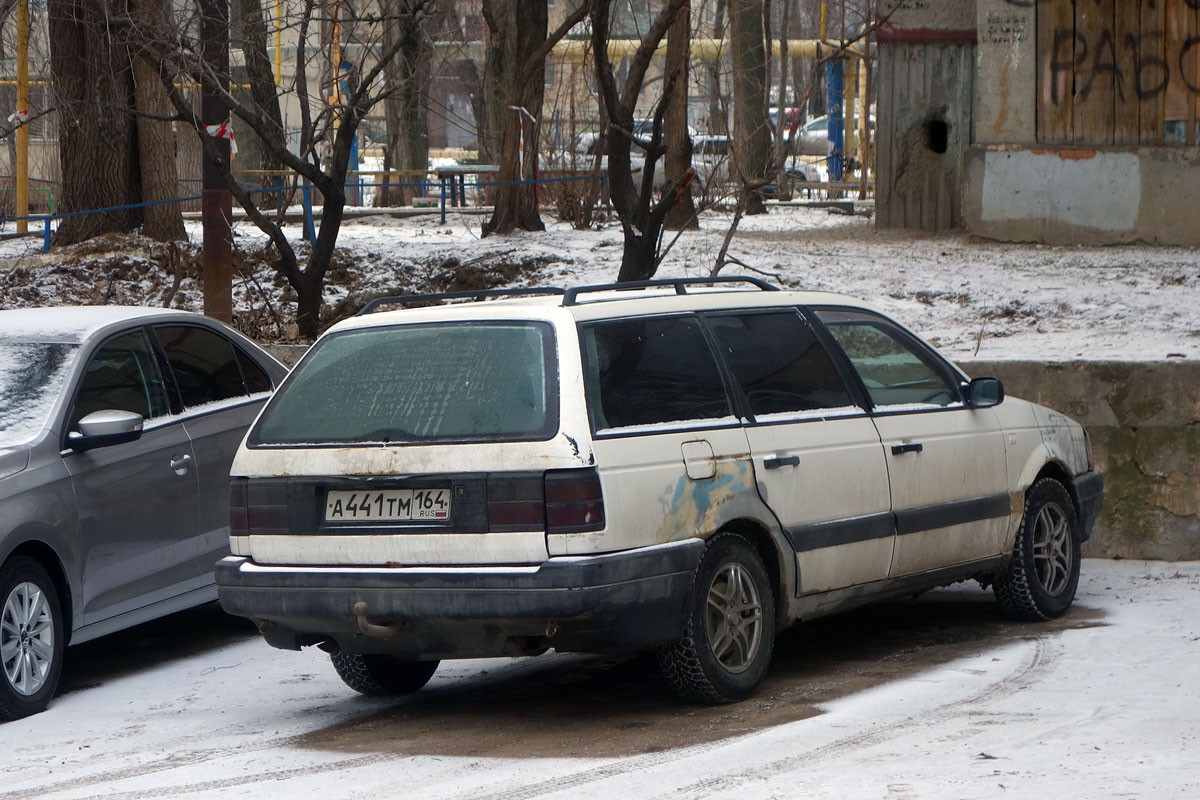Саратовская область, № А 441 ТМ 164 — Volkswagen Passat (B3) '88-93
