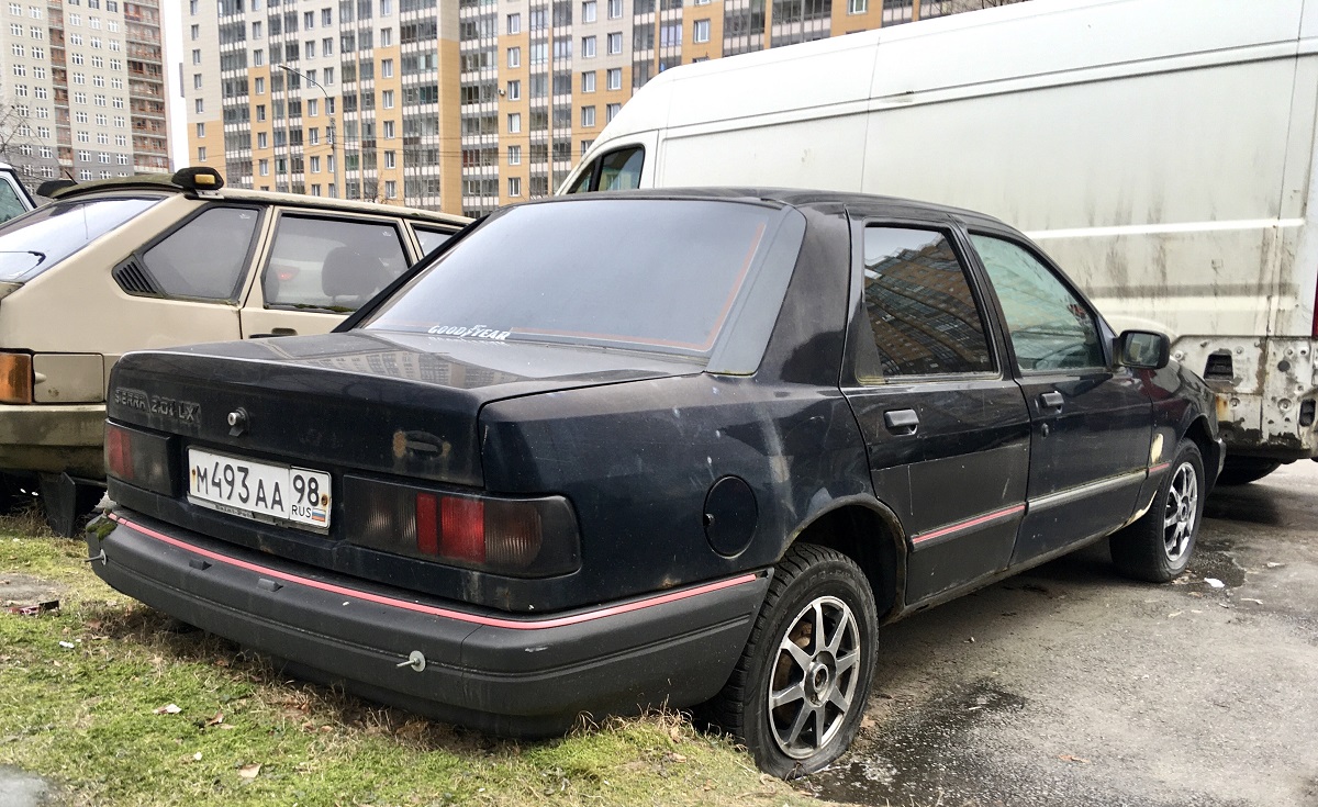 Санкт-Петербург, № М 493 АА 98 — Ford Sierra MkII '87-93