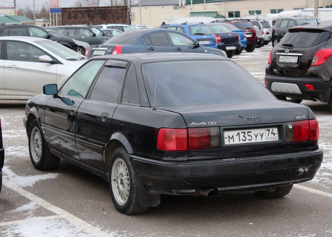 Челябинская область, № М 135 УУ 74 — Audi 80 (B4) '91-96