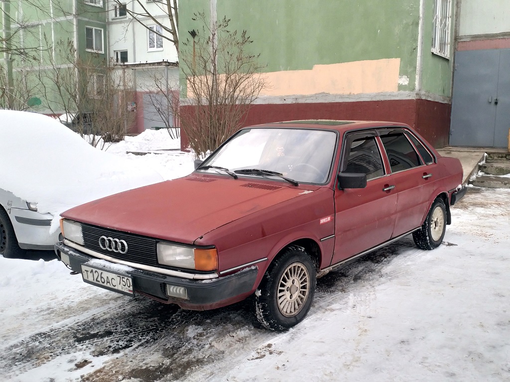 Тверская область, № Т 126 АС 750 — Audi 80 (B2) '78-86